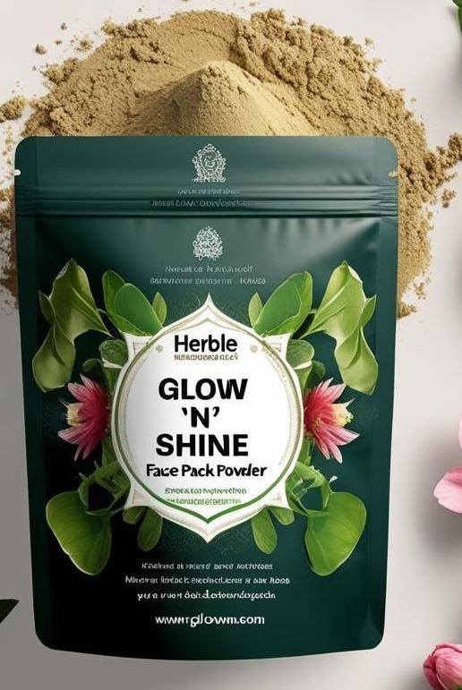 glow and shine facepack powder glow and shine facepack powder